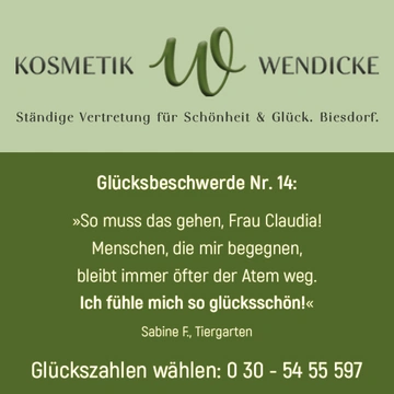 Ständige Vertretung für Schönheit & Glück. Berlin-Biesdorf.