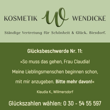 Ständige Vertretung für Schönheit & Glück. Berlin-Biesdorf.