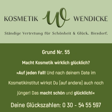 Ständige Vertretung für Schönheit & Glück. Berlin-Biesdorf.