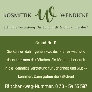 Ständige Vertretung für Schönheit & Glück. Berlin-Biesdorf.