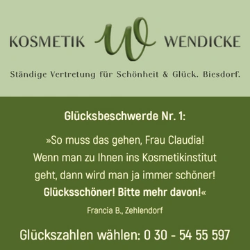 Ständige Vertretung für Schönheit & Glück. Berlin-Biesdorf.